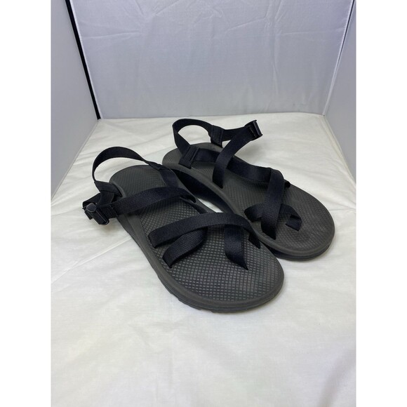 Mens Chaco Z2 Rebar Toe Loop Sport Black Outdoor Hiking Sandals Size 12 - Picture 1 of 6